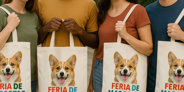 Estampación Textil, Bordados e Impresión DTF Tordera · Bolsas de algodón / tote bags